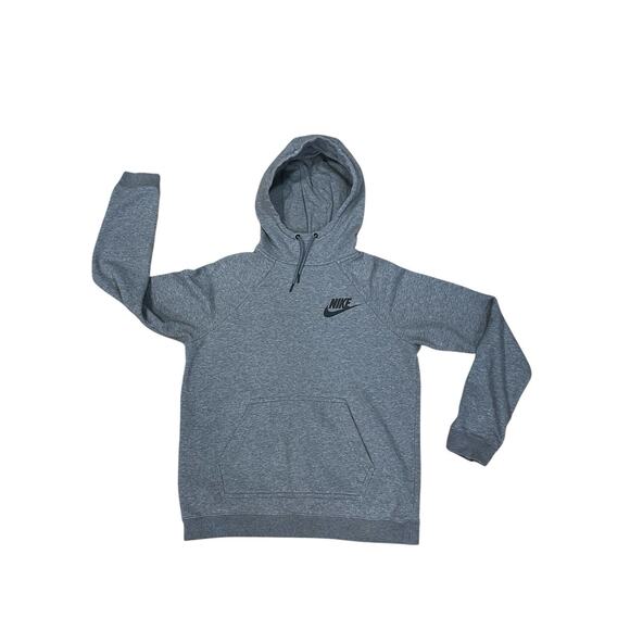 Nike Sportswear Rally Fleece Pullover Hoodie Women’s Size Small Gray Activewear - Picture 1 of 12